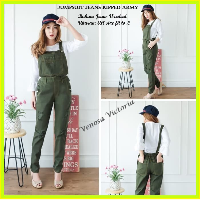 baju jumpsuit shopee