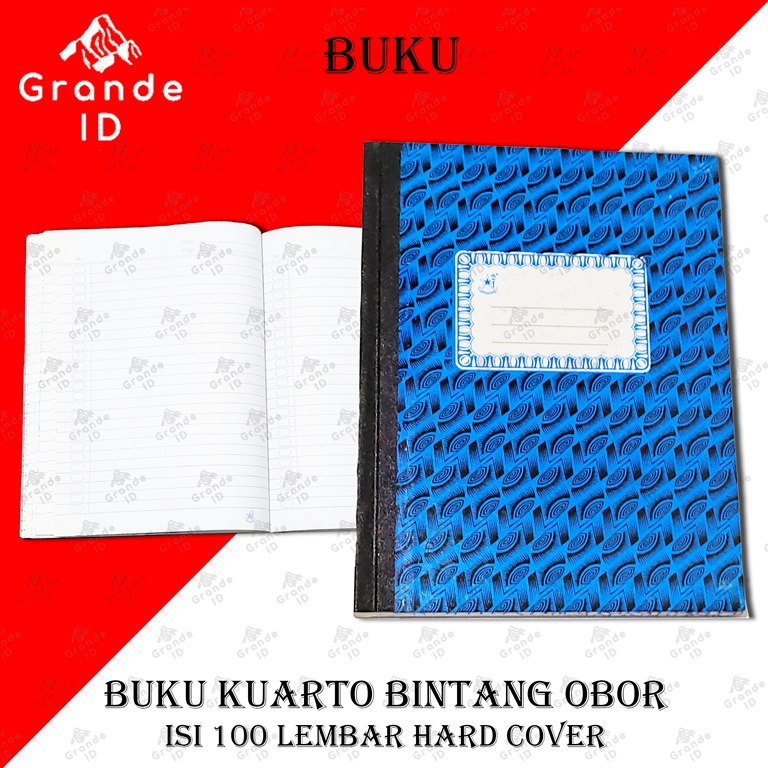 

BUKU TULIS KUARTO BINTANG OBOR ISI 100 LEMBAR HARD COVER
