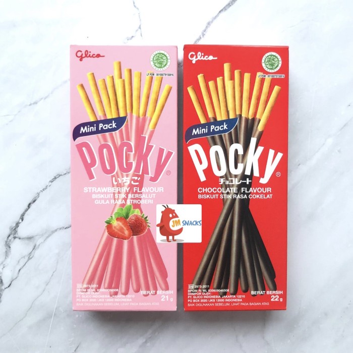 

COKELAT- PROMO!! POCKY MINI 22 GRAM - POCKY STICK MINI COKLAT STRAWBERRY - STRAWBERI -COKELAT.