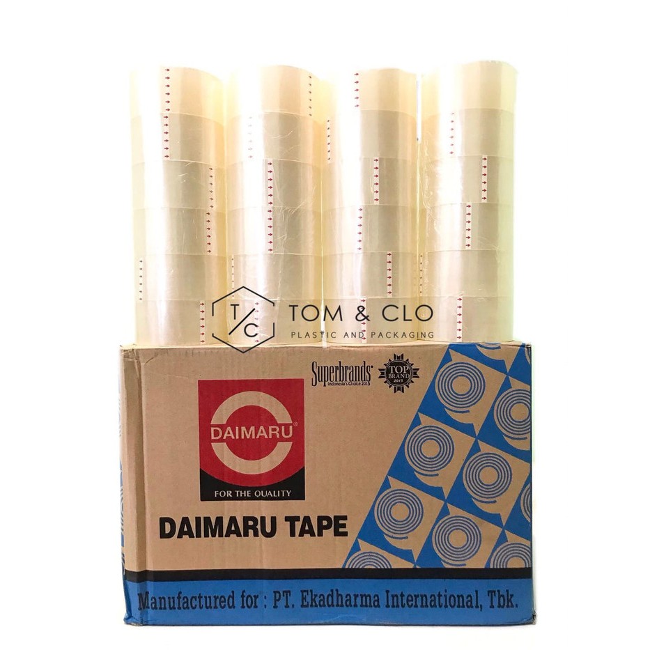 Murah LAKBAN DAIMARU 1 DUS - Bening Keren
