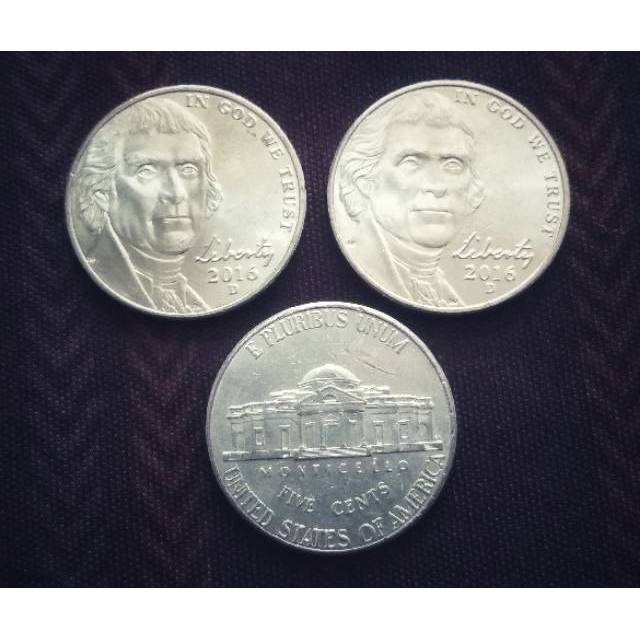 Koin asing Amerika Serikat 5 cent