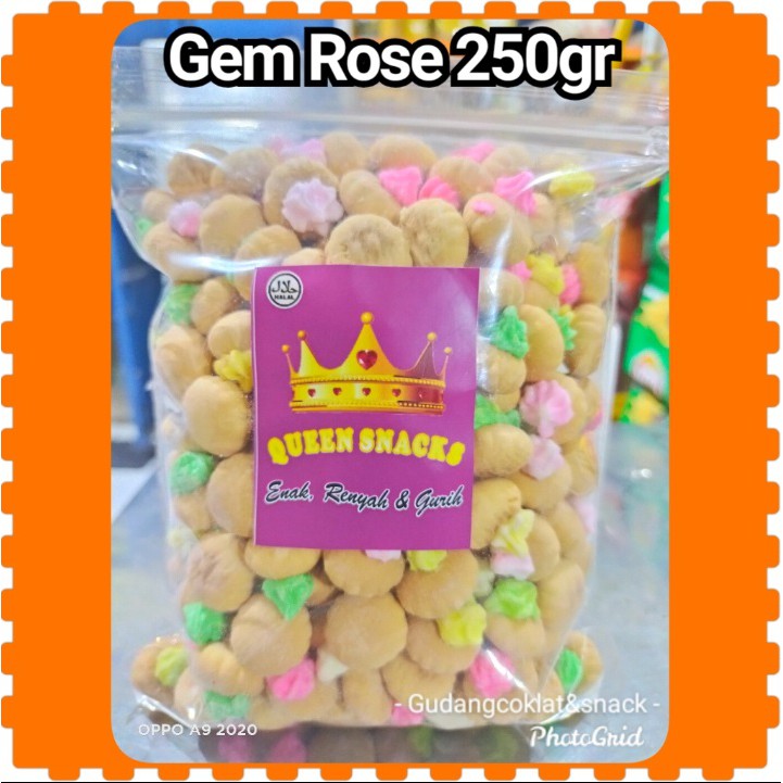 

Biskuit GemRose / Biskuit Gemrose / Roti Gemrose / Cemilan Jadul 250Gr