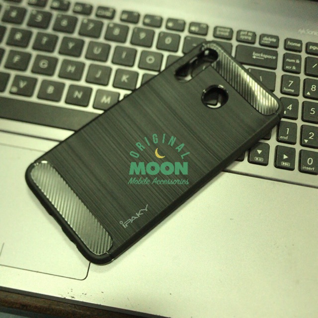 Case ipaky samsung M30 carbon casing silikon softcase softshell premium karbon