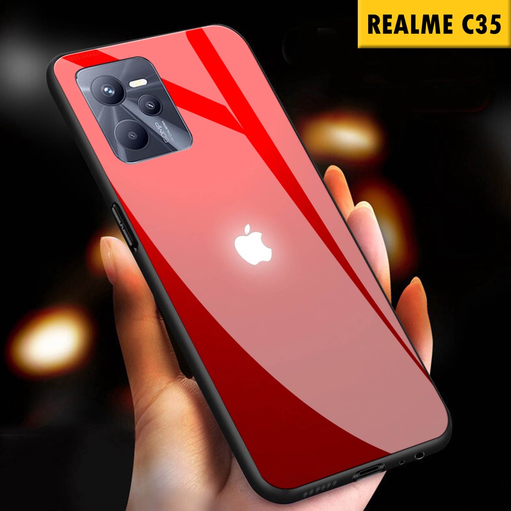 [A01] Case Realme C35 / Softcase Kaca Kilau Realme C35 / Casing Handphone Realme C35 / Case Realme C