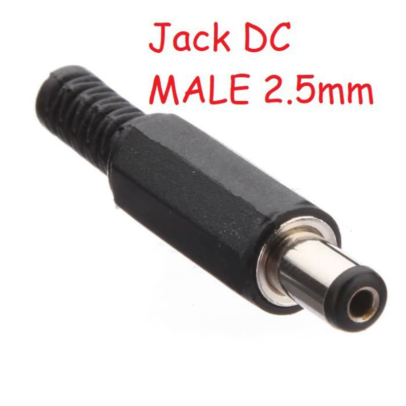 Jack Power DC Male 5.5 MM x 2.1 MM / Jack Power DC Cowok 5.5MM x 2.5MM