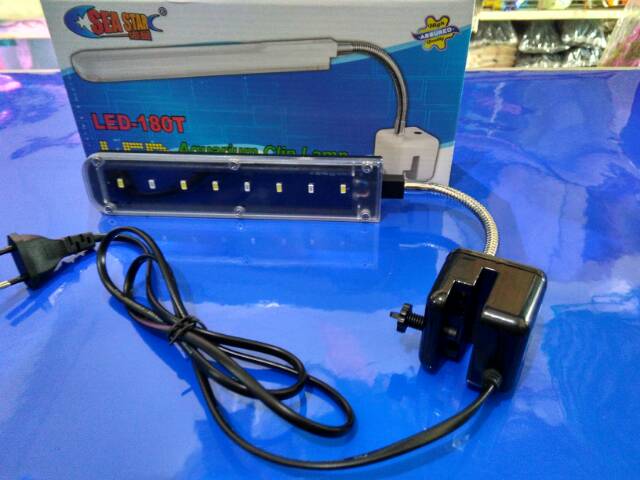 LAMPU JEPIT AQUARIUM LED SEA STAR LED 180T