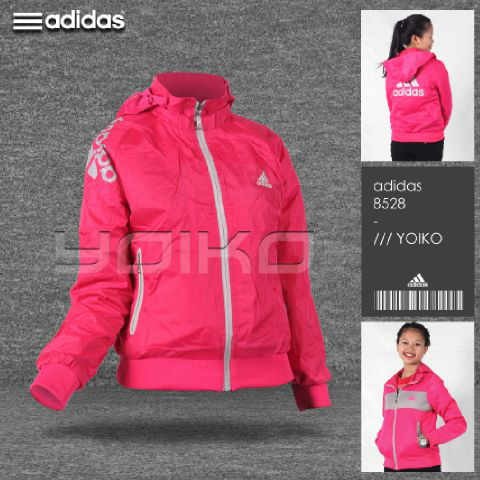 jaket wanita adidas original bolak balik waterproof