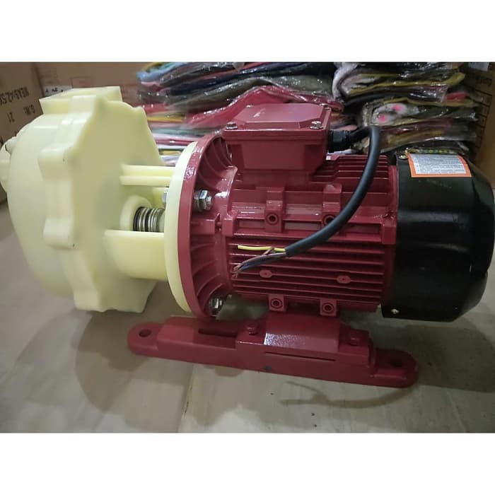 MAXPUMP 32FS11(Z)-220volt Pompa Cairan Kimia 0.75KW Asam Pompa Kimia Chemical Pump 220Volt 1Hp Kimia 1Phase 750Watt