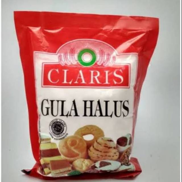 

gula halus DONAT kue CLARIS serbaguna 250gr