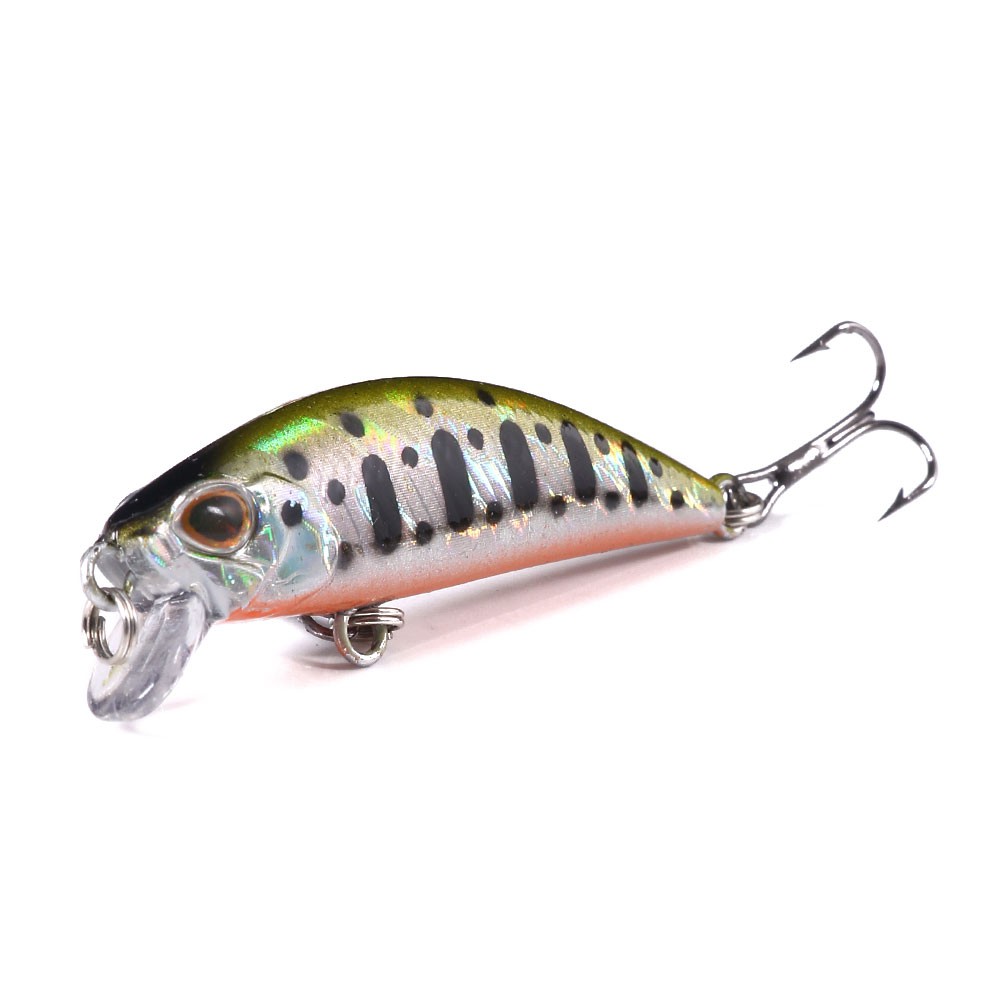 HENGJIA 1PCS Sinking Minnow Umpan Pancing 58mm/60mm Fishing Lure Bentuk Ikan Kecil Kail Swimbait Bass Bait Tackle