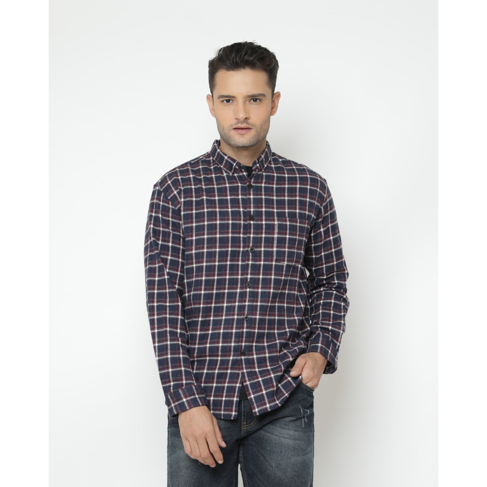 

Erigo Flannel Groots Navy-Red