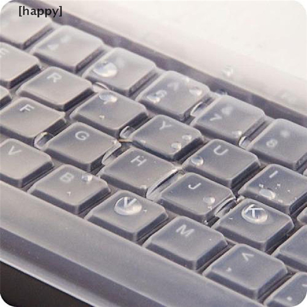 Ha 1pc Skin Cover Pelindung Keyboard Komputer Desktop Universal Bahan Silikon