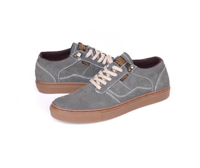 Sepatu Lokal Shoes Local Pride Cevany Gordon Low Cut Grey Gum