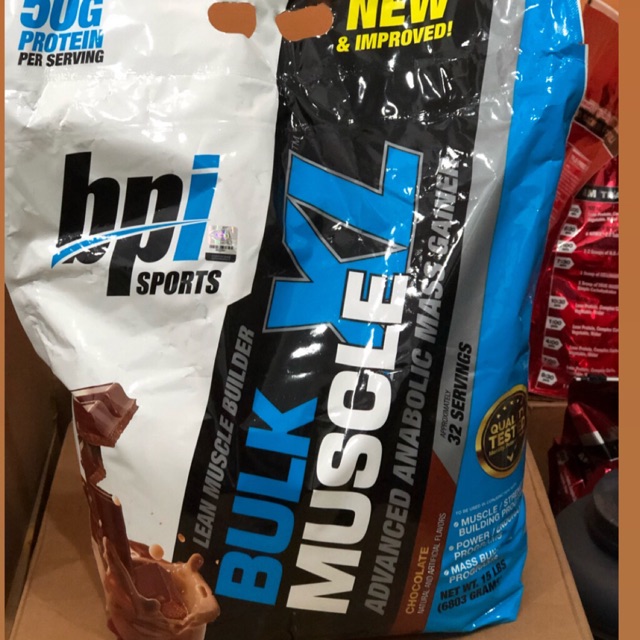 Bpi bulk xl gainer 15lb on seriousmass masstech truemass bsn muscletech