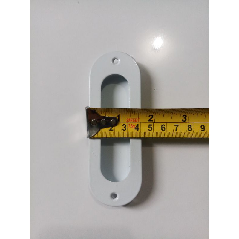 Tarikan Kom Oval PUTIH / Handle Kom / Tarikan Pintu Dorong Sliding