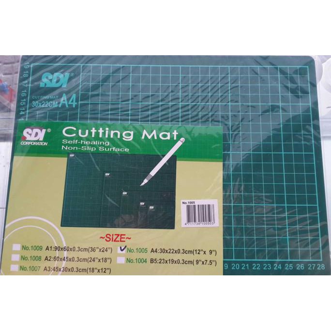 

Produk Terbaik] Cutting Mat / Alas Potong Sdi A4 (30 X 22 X 0,3 Cm)