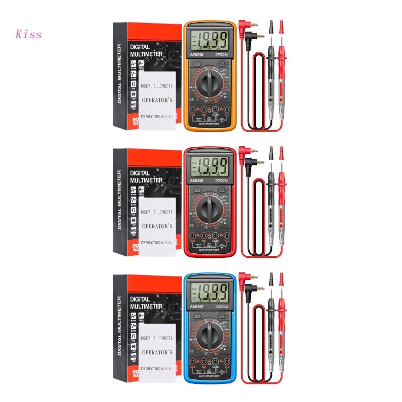 Kiss Auto Ranging Multimeter Digital AC / DC Untuk Mengukur Tegangan Arus Listrik