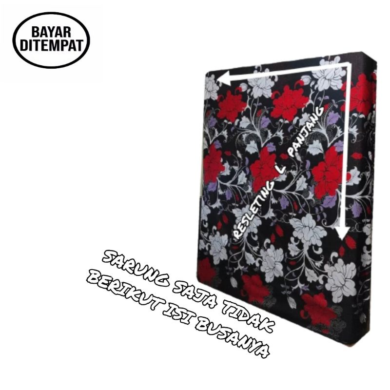 Sprei Resleting Tebal 30cm / Sarung kasur busa dan Springbad resleting