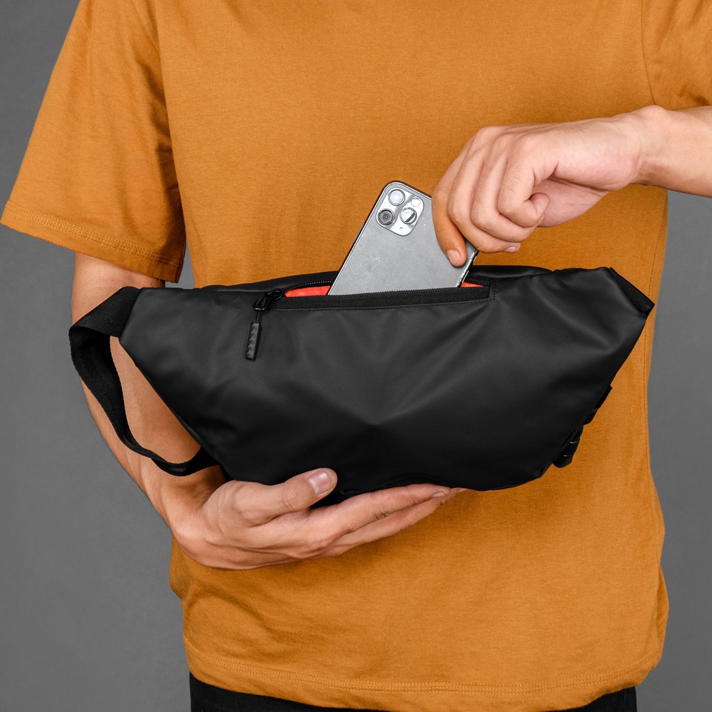 Waistbag Ziger Expedite.co - Tas pinggang Waterproof Tas Pria tas tahan air  tas salempang Resleting YKK