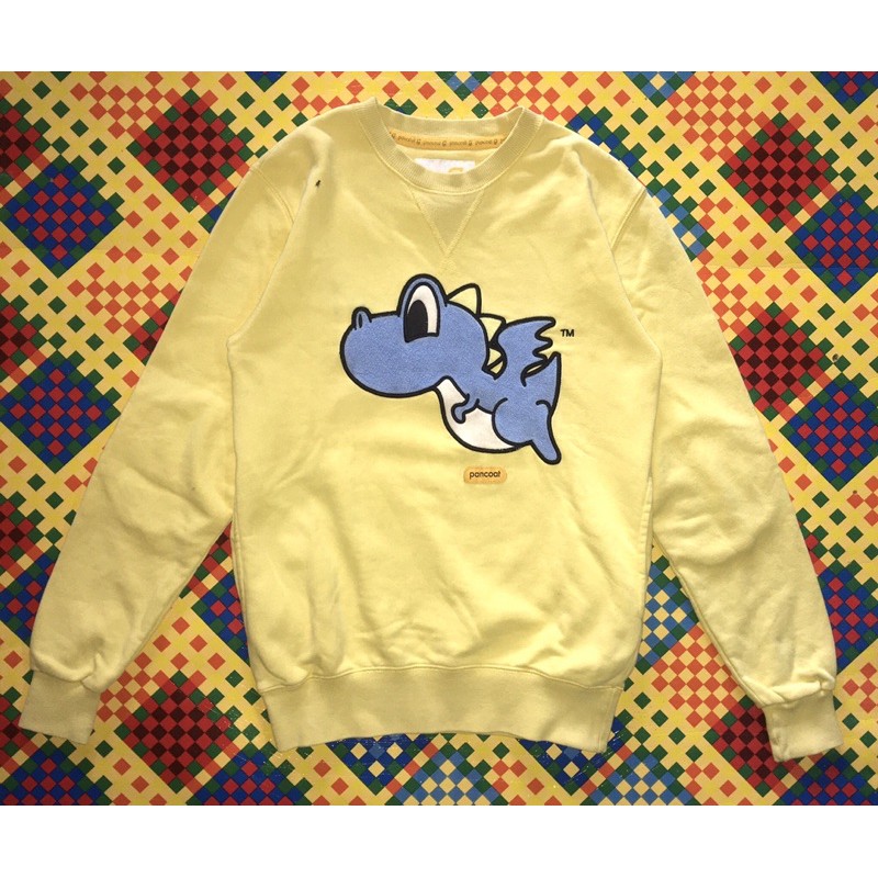 Sweater Oblong CrewNeck Pancoat pop dragon / naga Rare Second Branded Second Original