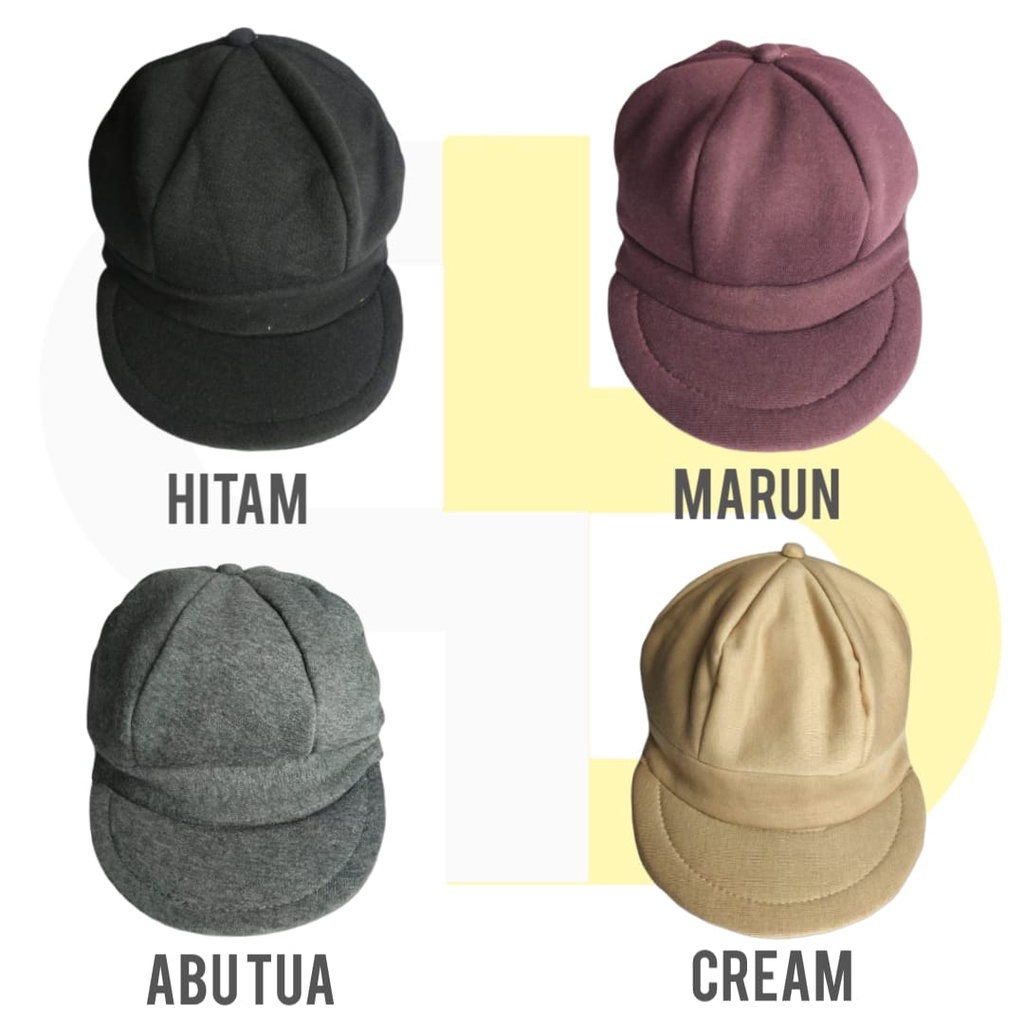 Topi Baret Korea Apolo Newsboy Cap Topi Pet Topi Beret Pria dan Wanita