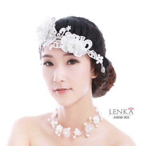 [SIAP KIRIM] AKSESORIS RAMBUT PENGANTIN PESTA WEDDING WANITA HEADPIECE AWM002