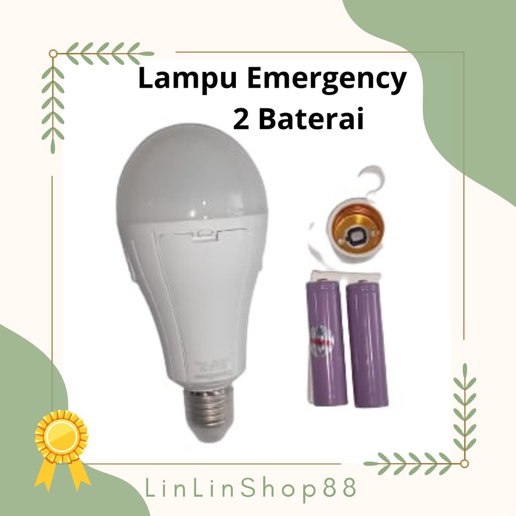 Lampu LED Magic AC/DC Emergency 20 Watt 2 Baterai