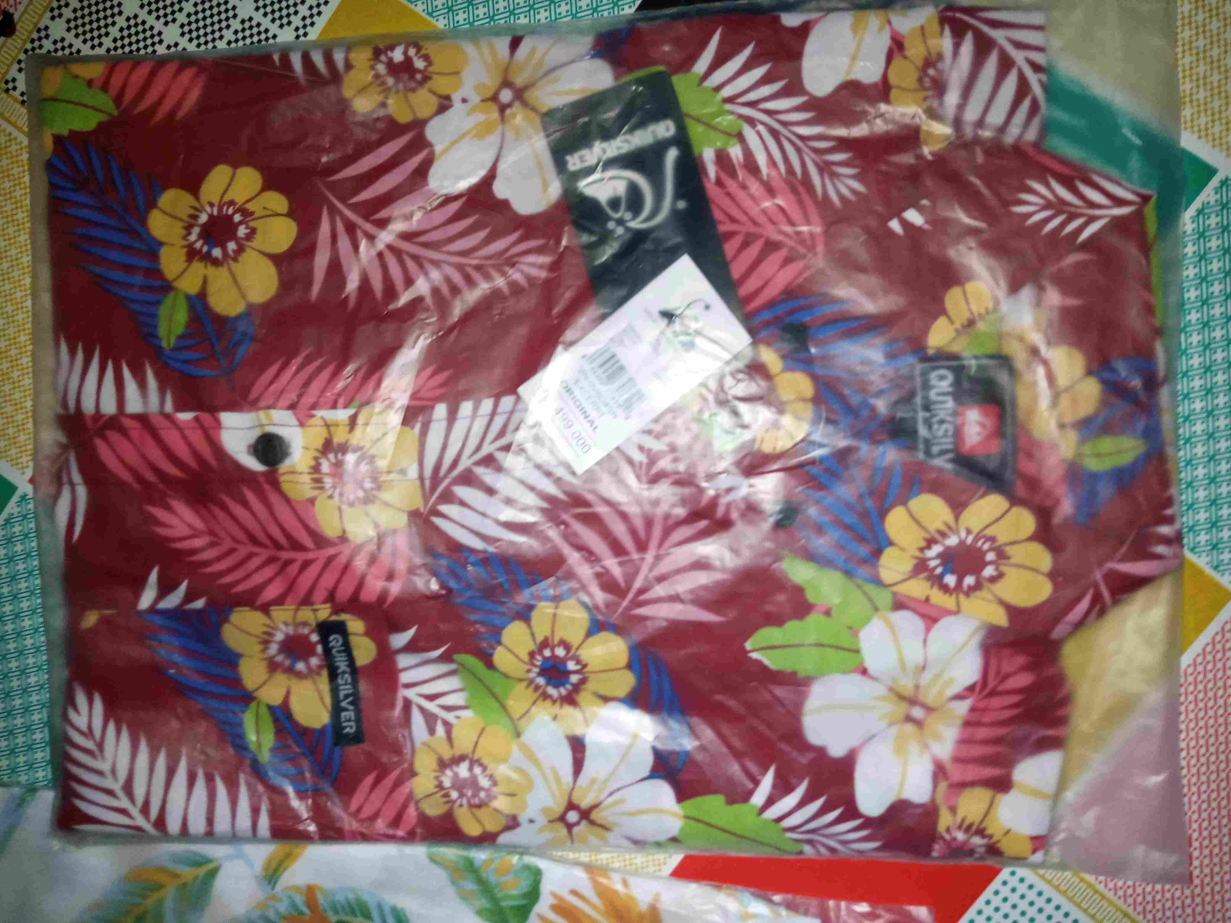 Kemeja Batik Printing Pria Lengan Panjang Bahan Katun Prima M L Xl
