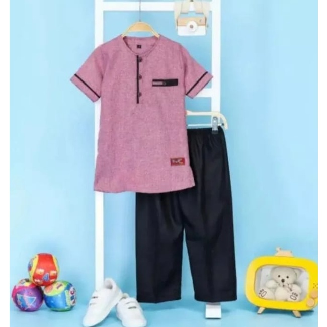 Koko anak laki-laki usia 1-12 tahun//koko anak madinah//koko anak cod//koko anak murah//koko anak te