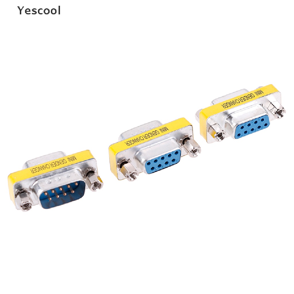 Yescool DB9 D-Sub Adapter Konektor Serial Mini 9pin RS232