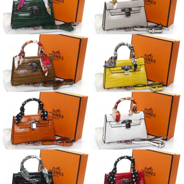 Fashion tas Kelly mini croco 358-1#with Box+dusbag