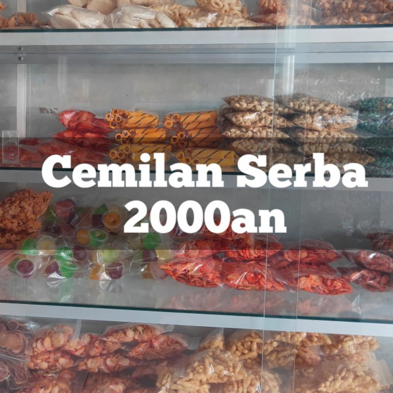 

Cemilan Serba 2000 makaroni bantet singkong balado