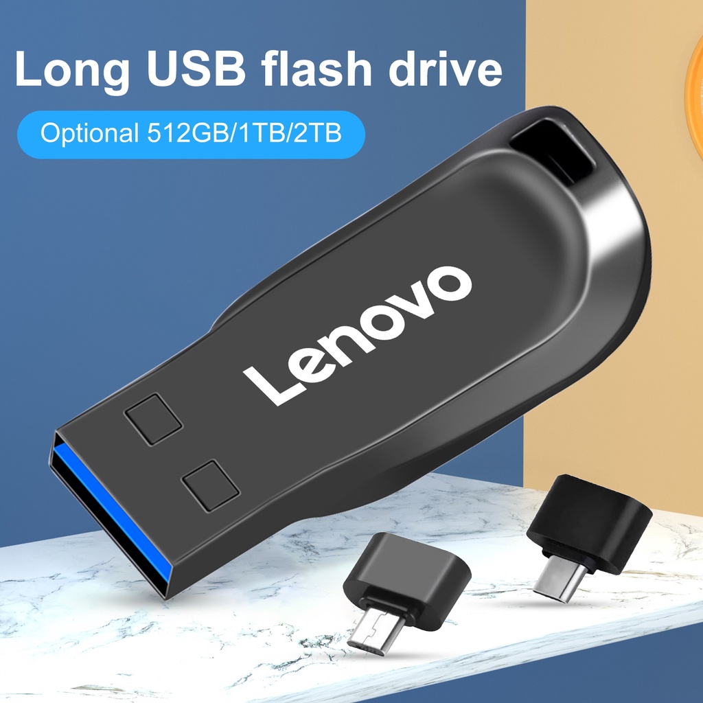 Huluboy Flashdisk USB 512GB / 1TB / 2TB Kecepatan Tinggi Anti Air Untuk Komputer Mobil