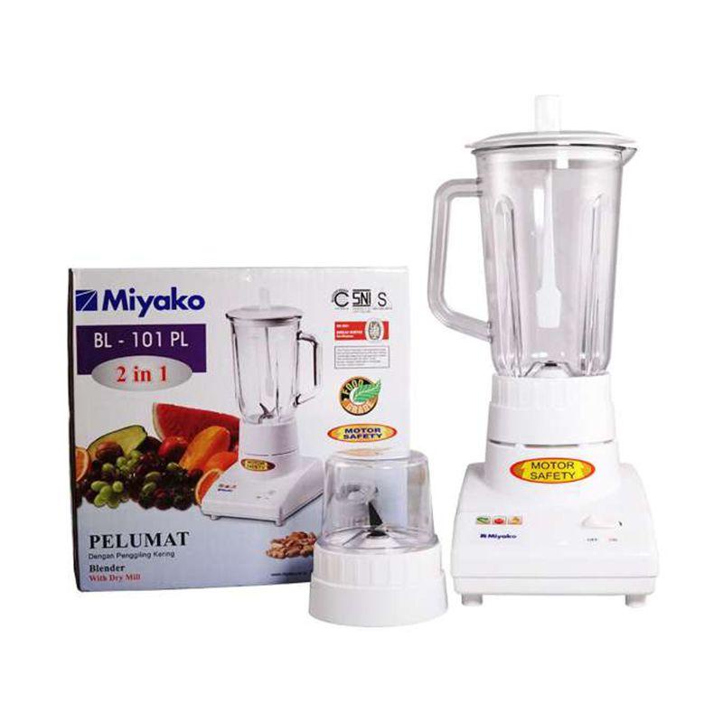 MIYAKO BLENDER BL-101 PL / BL-101PL / PL 101 BL (PLASTIK / 1 LITER) GARANSI RESMI ORIGINAL 100% TERMURAH !