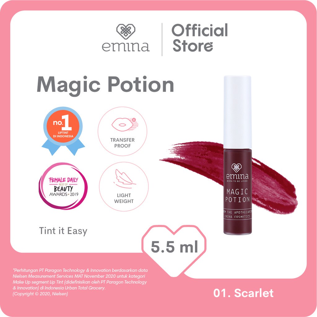 DOMMO - D8190 Emina Magic Potion 5.5 ml - Lip Tint