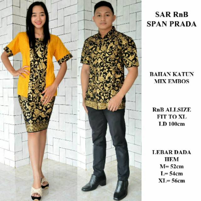 SETELAN KEBAYA / SARIMBIT RNB SPAN PRAADA