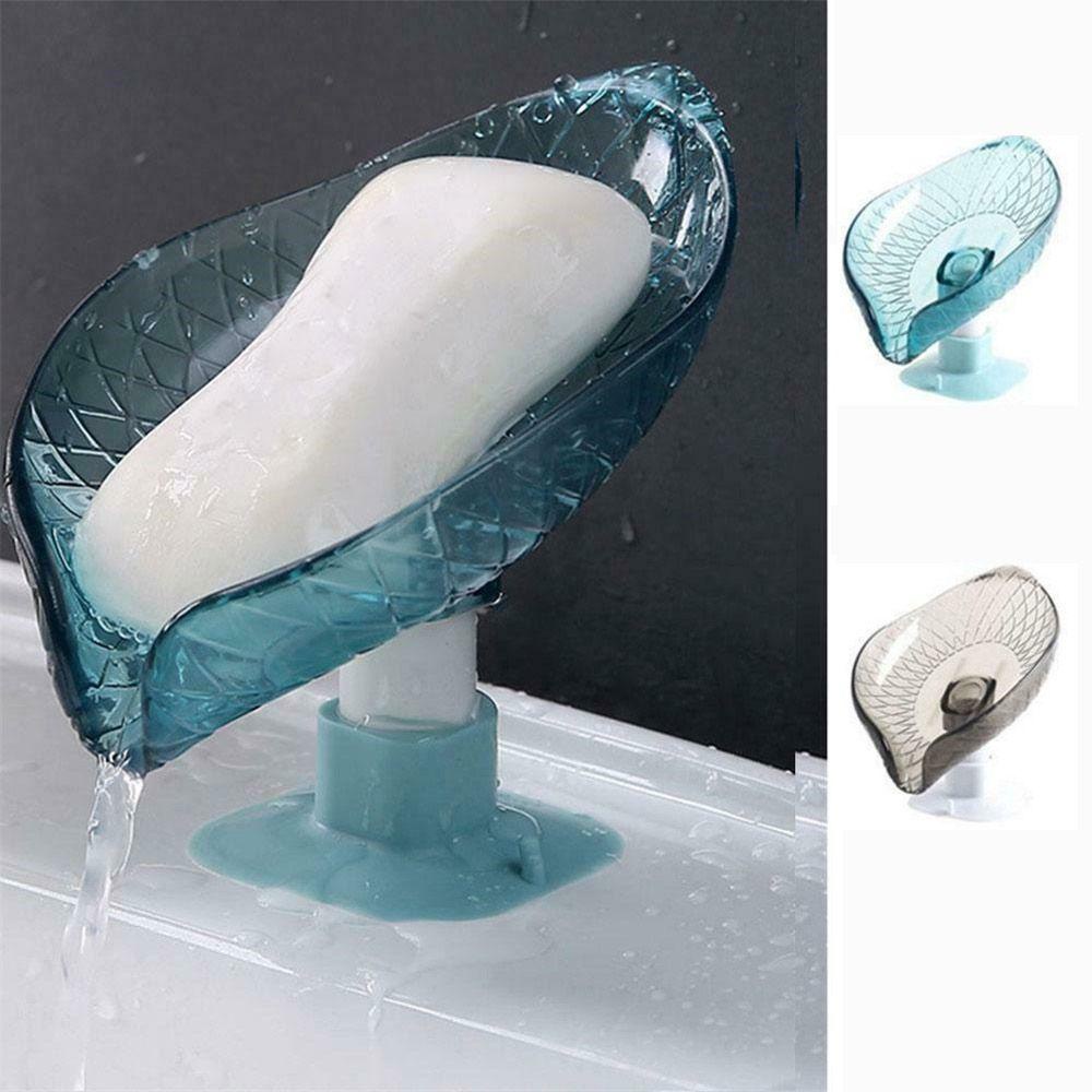 TOP Soap Dish Non-slip Bathroom Accessories Suction Cup Sponge Holder