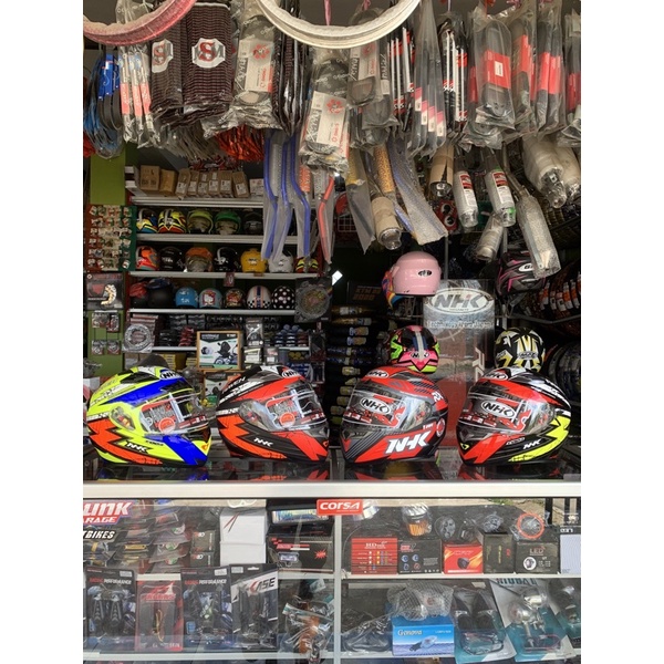 helm helmet NHK RX-9 full face double visor