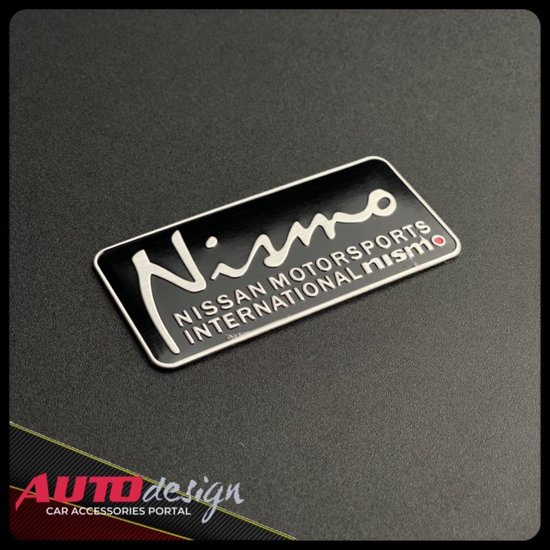 NISMO Emblem Mobil Nissan Alumunium Sheet Kualitas Terbaik