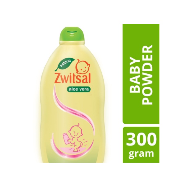 Zwitsal Bedak Bayi Aloe Vera 2 x 300 gr