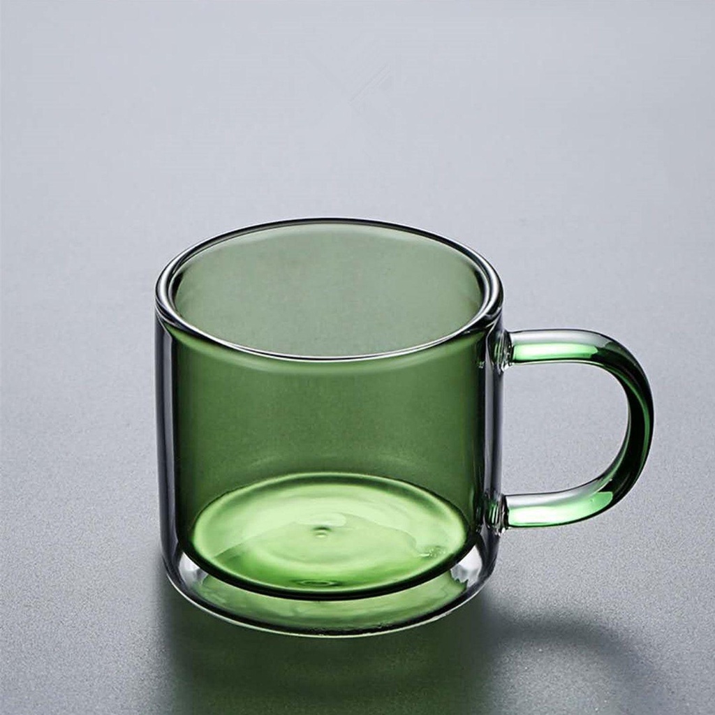 Solighter Cangkir Kopi Home Borosilicate Mug Color Cup