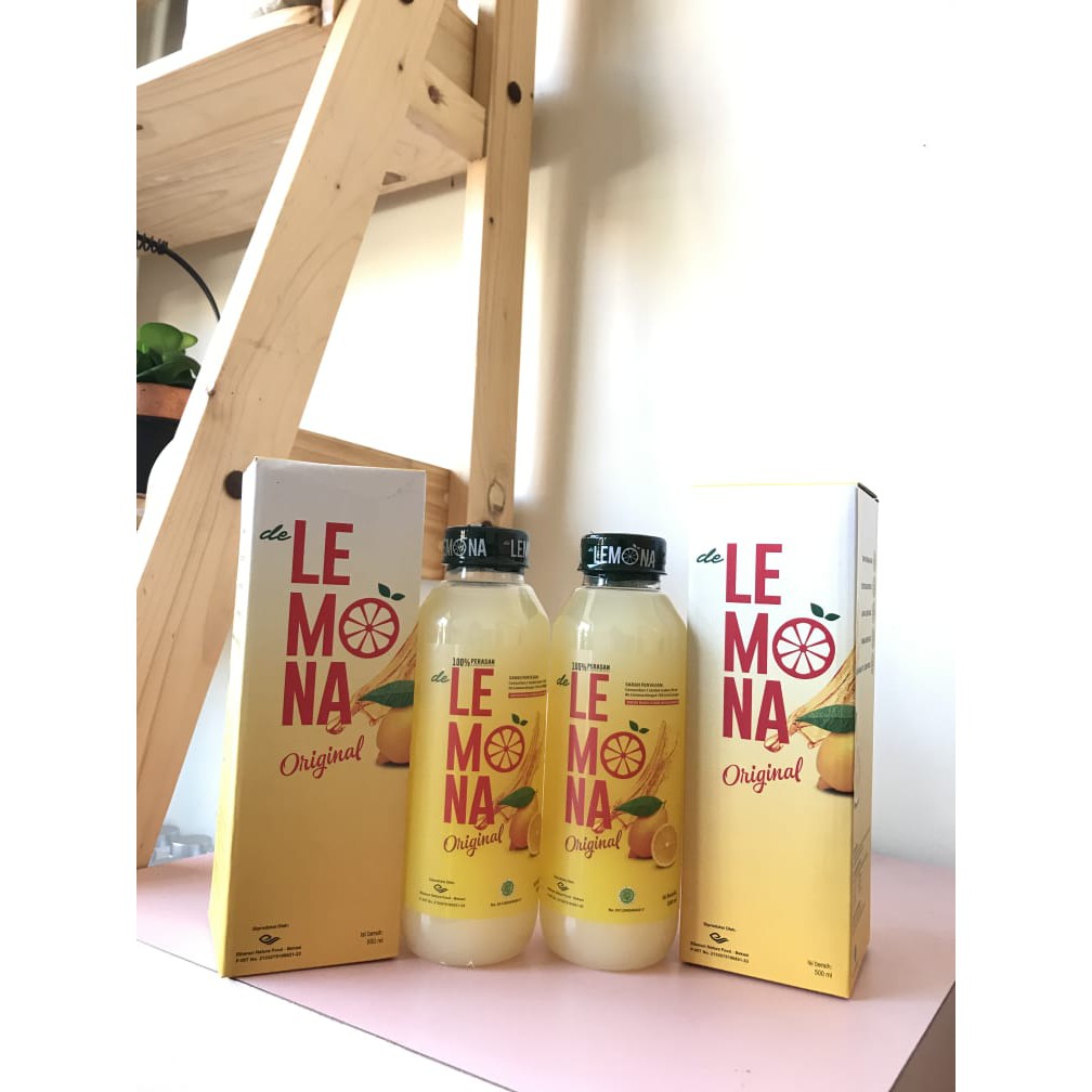 Lemona Sari Lemon Paket 4 Botol Original Detox