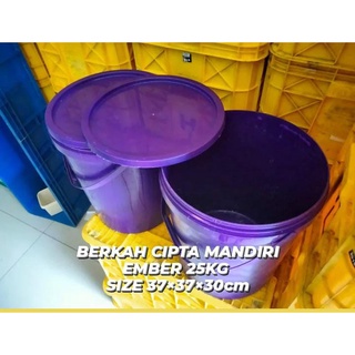 ember bekas 25kg ember plastik bekas cat 25kg warna RANDOM