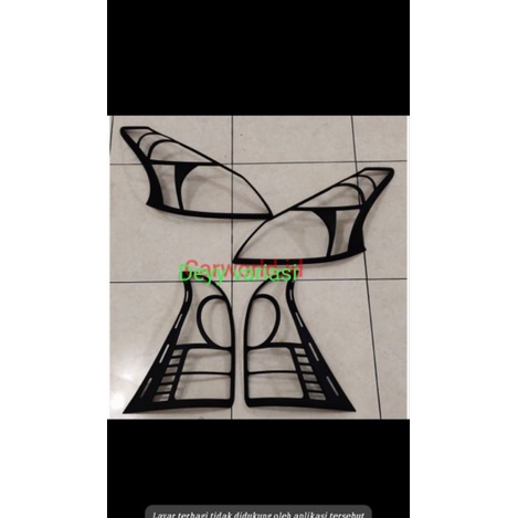garnish  mobil Avanza Xenia 2012-2014 hitam doff