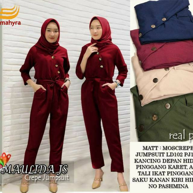 BEFAST - ZEC Js BRIANA / Sequilby / Jamsuit Wanita / Setelan Wanita Terbaru / Setelan Casual / Jumpsuit Bisa Di Pakai Wanita Hijab / Jumpsuit Panjang