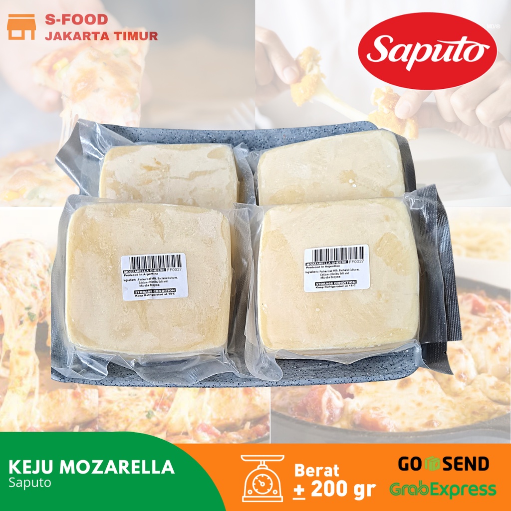 

SAPUTO KEJU MOZARELLA / Mozzarella Cheese SAPUTO / HALAL