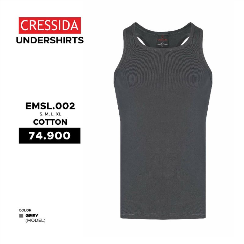 Undershirt / Singlet / Kaos Dalam Pria Cressida Original EMSL.002