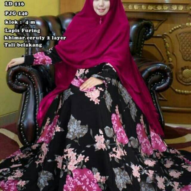 ALYA GAMIS SYARI SANIRA HIJAB DRESS MUSLIM FASHION