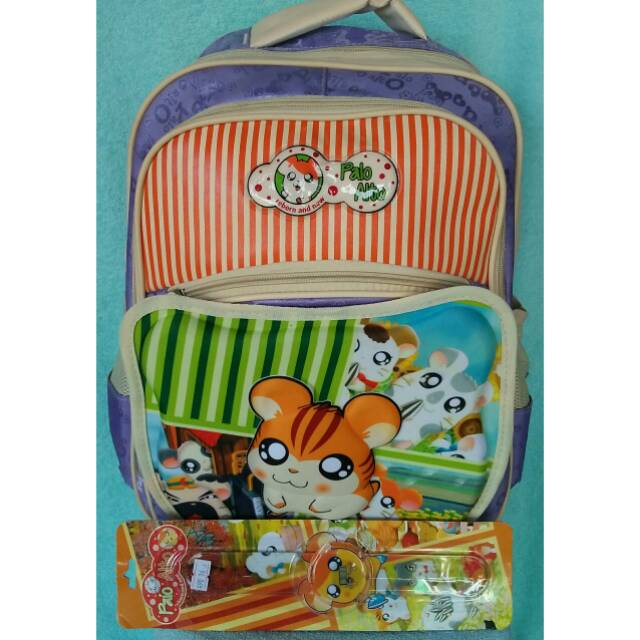 Tas Ransel Punggung Anak Palo Alto Original Ada Mantel Tas Bonus Jam Tangan Keren AWET Harga Promo