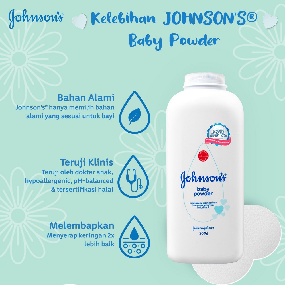 Johnson’s Powder Regular 200 g Bedak Bayi